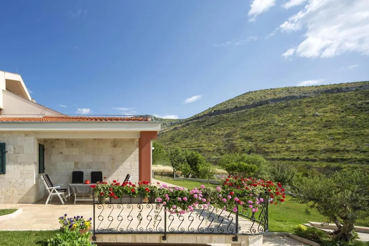 Panoramic Villa Prgomet: Sea View Retreat with Private Pool Plano