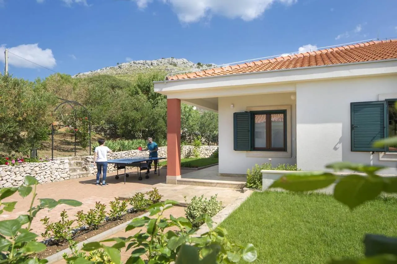 Panoramic Villa Prgomet: Sea View Retreat with Private Pool Plano